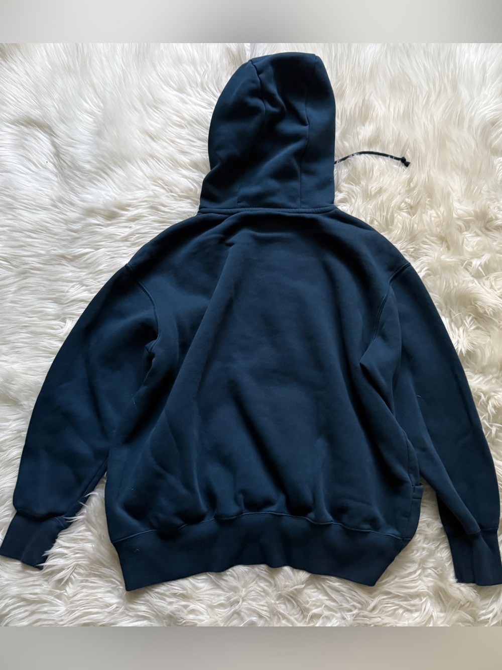Nike Phoenix Oversized Hoodie Sweatshirt Navy Blue Women’s Size Small - Picture 3 of 10